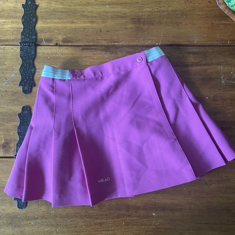 Vintage Head Pleated Tennis Mini Skirt Women’s 10 Modern Small Lilac Purple